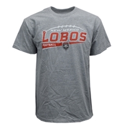 Men's CI Sport T-Shirt NM Lobos Football Gray
