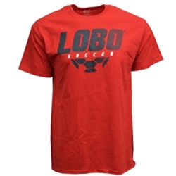 Men's C Port T-Shirt Lobos Soccer Red