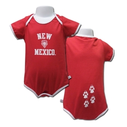 Infant Third Street Onesie New Mexico & UNM Shield Red