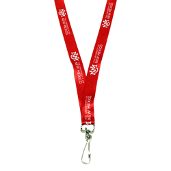 Neil Lanyard 3/4 THe University Of New Mexico & New Logo Red