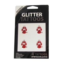 SGC Glitter Tattoos UNM Paw 4 Pack