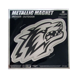 Stockdale Metallic Magnet Side Wolf