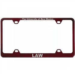 LXG License Plate Frame UNM Law