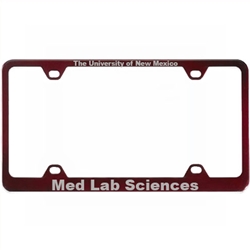 LXG License Plate Frame UNM Medicine