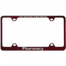 LXG License Plate Frame UNM Pharmacy