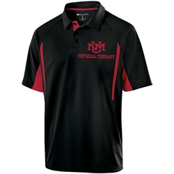 Men's Holloway Polo UNM Physical Therapy Black