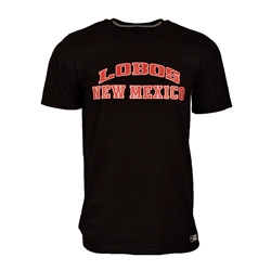 Men's Russell T-Shirt Lobos New Mexico Black
