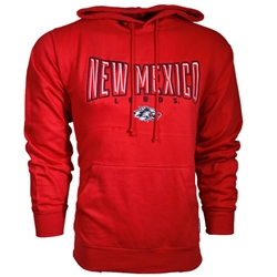 Men's CI Sport Hood New Mexico Lobos Side Wolf Red