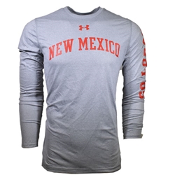 Men's Under Armour Long Sleeve T-Shirt New Mexico Go Lobos Heather