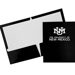 UNM Dual Pocket Folder UNM Interlocking Logo University of New Mexico