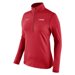 Women's Nike 1/2 Zip Jacket Lobos Red