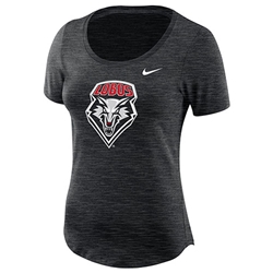 Women's Nike T-Shirt Lobos Shield Black
