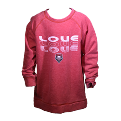 Youth Colosseum Pullover Love & Lobos Shield Red