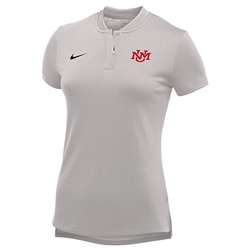 Women's Nike Polo UNM Logo White