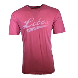 Men's Camp David T-Shirt Lobos Est. 1889 Red