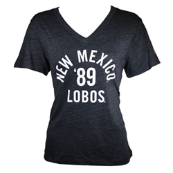 Women's Legacy T-Shirt New Mexico Lobos '89  Charcoal