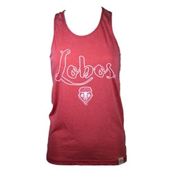 Women's Legacy Tank Lobos & Lobos Shield Red