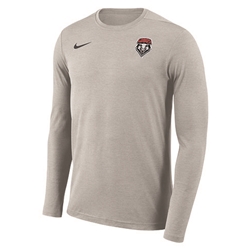 Men's Nike Long Sleeve T-Shirt Lobos Shield Heather