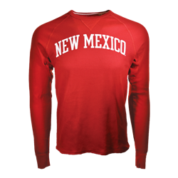 Men's League Long Sleeve Thermal  New Mexico Red