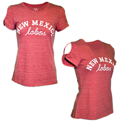 Women's League T-Shirt New Mexico Lobos Red