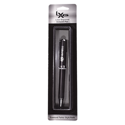 UNM Pen Engraved UNM Logo Black