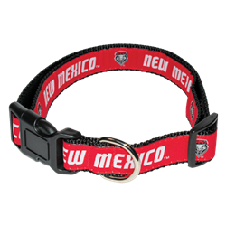 R&D Pet Collar NM Lobos Shield Red