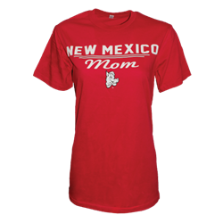 Women's CI Sport T-Shirt NM Mom Old School Lobo Red