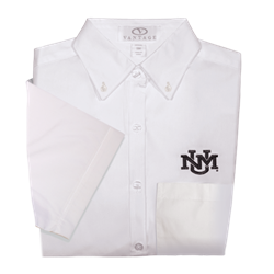 Men's Vantage Short-Sleeved Button Down White