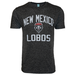 Men's CI Sport T-Shirt NM Lobos and Lobos Shield Gray