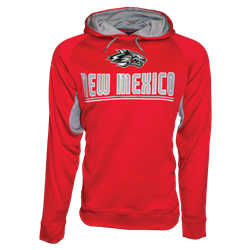 Men's Colosseum Hood NM Side Wolf Red