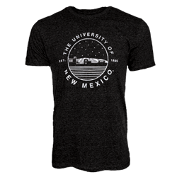 Men's Uscape T-shirt UNM NM Skyline Striped Black