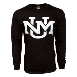 Men's MV Long Sleeve T-shirt UNM Interlocking Black