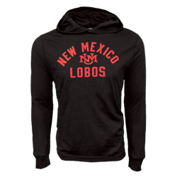 Men's League Hood NM Lobos Interlocking Black