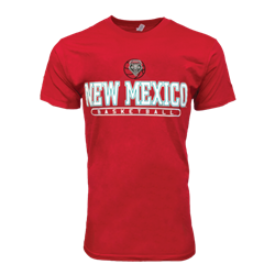 Men's CI Sport T-shirt NM Basketball Lobo Shield Red