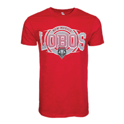 Men's CI Sport T-shirt NM Lobos Lobo Shield Red