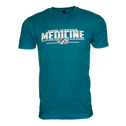 Men's CI Sport T-shirt NM Medicine Side Wolf Teal