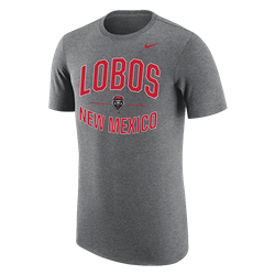 Men's Nike T-Shirt Lobos NM Lobo Shield Gray