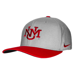 Nike Cap One Size UNM Interlocking Gray/Red