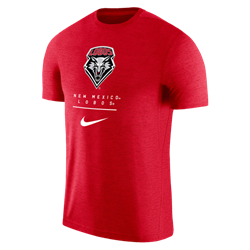 Men's Nike T-Shirt Lobo Shield NM Lobos Red