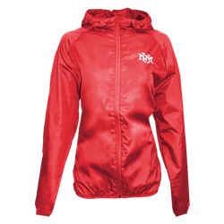 Women's Clique Jacket Windbreaker UNM Red