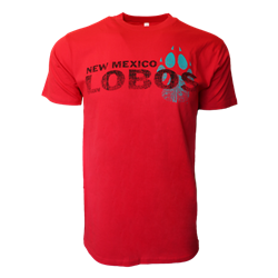 Men's CIS T-shirt NM Lobos Paw Red