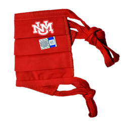 Reusable Cloth Face Mask UNM Red