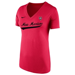 Women's Nike T-Shirt NM Lobo Shield Red
