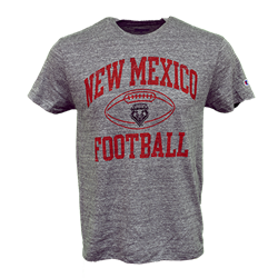 Men's Champion T-shirt NM Football Lobo Shield Gray