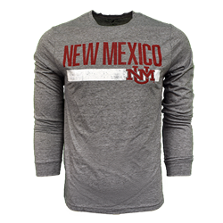 Men's League Long Sleeve T-Shirt NM Interlocking Gray