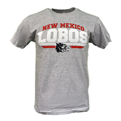 Men's CI Sport T-shirt NM Lobos Side Wolf Heather