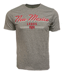 Men's League T-Shirt NM Lobos Interlocking Gray