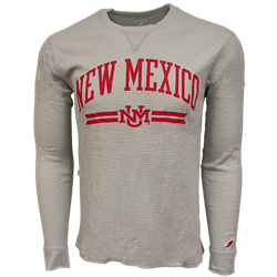 Men's League Long Sleeve T-Shirt NM Interlocking Gray
