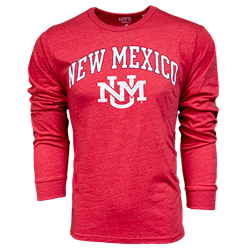 Men's League Long Sleeve NM Interlocking Red