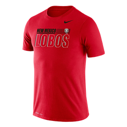 Men's Nike T-Shirt NM Lobos Lobo Shield Red